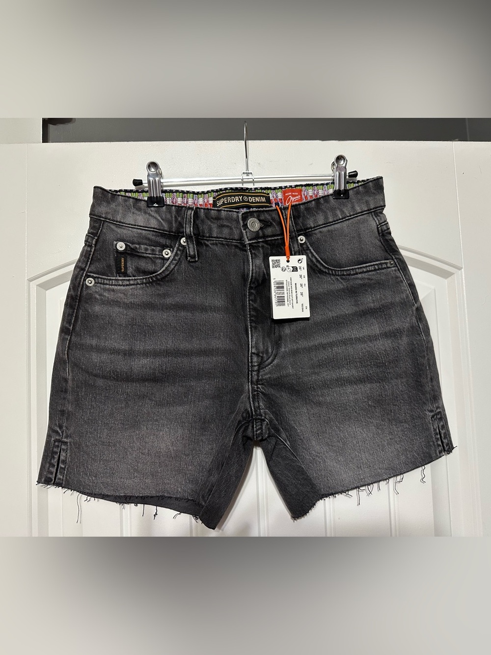Superdry Vintage Mid Rise Denim Cutoff Shorts